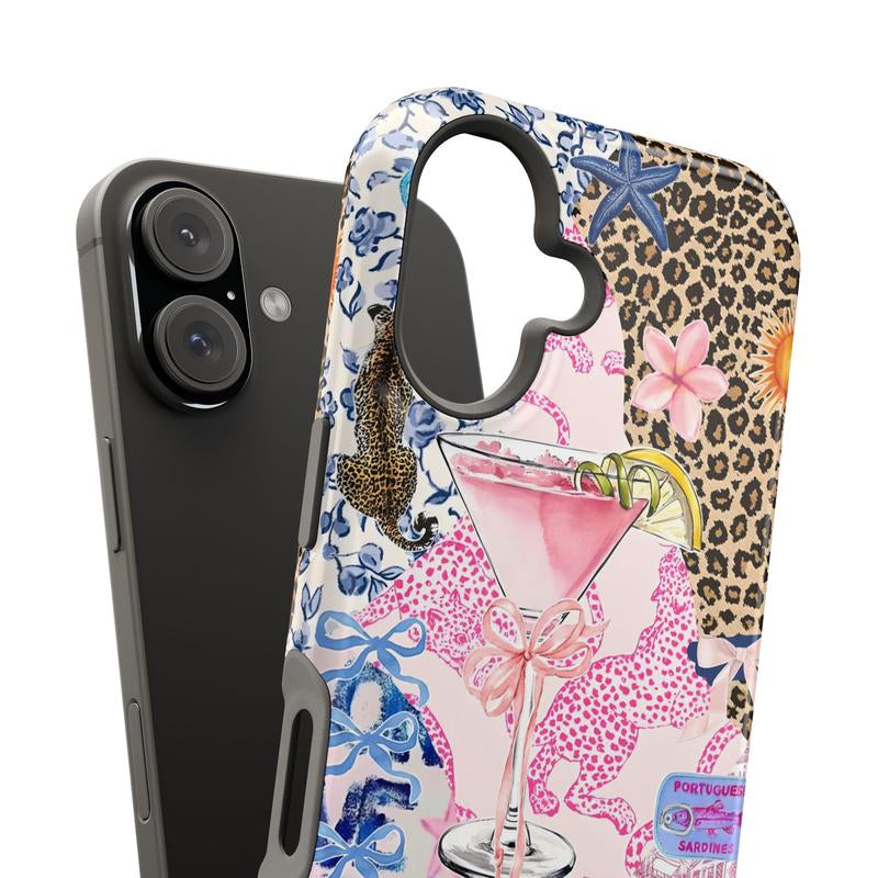 Glittercutie Magnetic Phone Case Girls Have More Fun Phone Case Make It Fun Leopard Preppy Collage Preppy Colorful School Girl Phone Cases Magnetic Tough Cases Compatible with Magsafe Phone Case Phone Cover Hard Cases Phone Cases Tough 2-Piece Phone Case