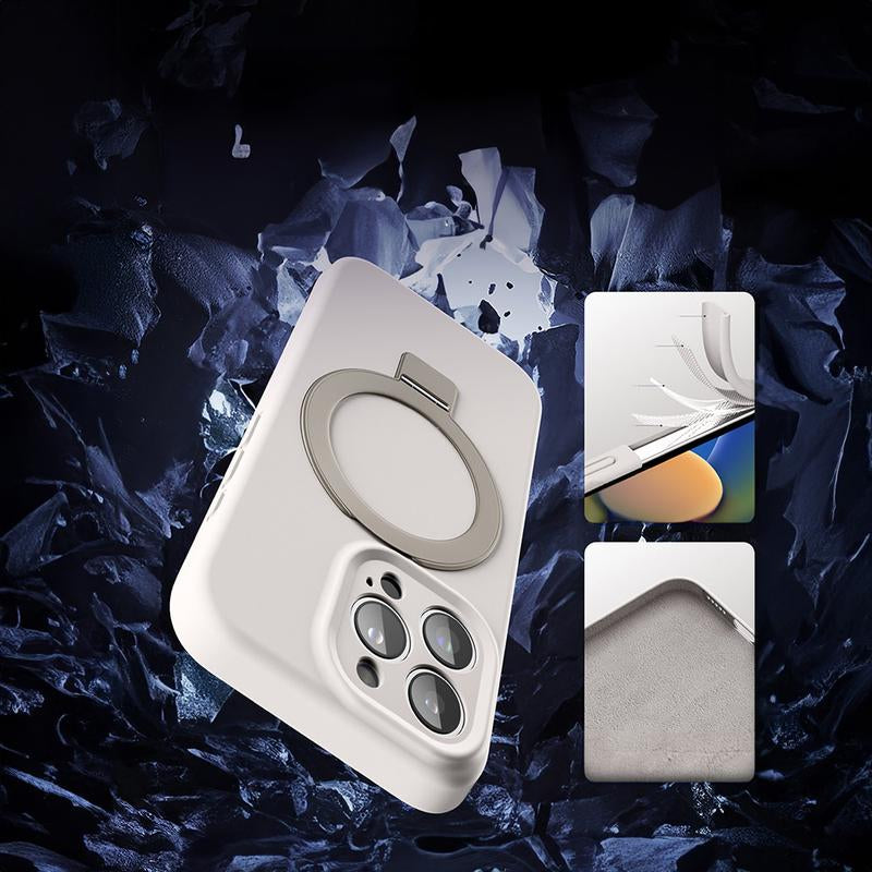 Liquid Silicone Phone Cases, Ring Holders, Magnetic Smartphone Cases, Including Iphone 13 14 15 Cases, All-Round Protection for Your Phone