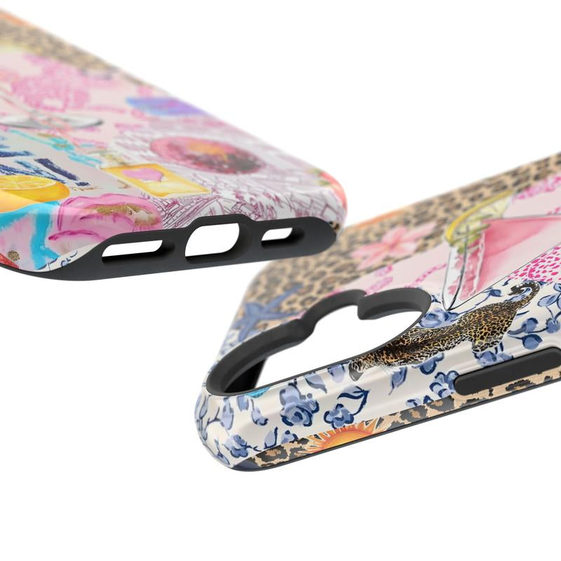 Glittercutie Magnetic Phone Case Girls Have More Fun Phone Case Make It Fun Leopard Preppy Collage Preppy Colorful School Girl Phone Cases Magnetic Tough Cases Compatible with Magsafe Phone Case Phone Cover Hard Cases Phone Cases Tough 2-Piece Phone Case