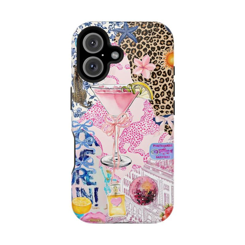 Glittercutie Magnetic Phone Case Girls Have More Fun Phone Case Make It Fun Leopard Preppy Collage Preppy Colorful School Girl Phone Cases Magnetic Tough Cases Compatible with Magsafe Phone Case Phone Cover Hard Cases Phone Cases Tough 2-Piece Phone Case