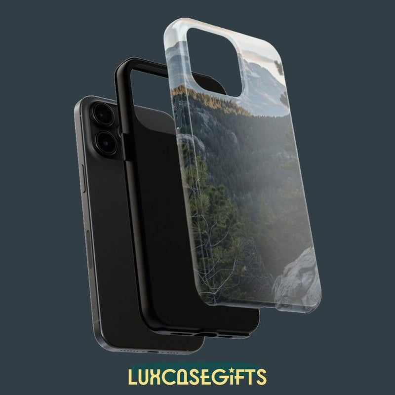 Luxcasegifts Mesmerizing Mountain View Tough Phone Cases Fits Iphone, Samsung Stunning Scenery Design Accessories Protection Smartphone