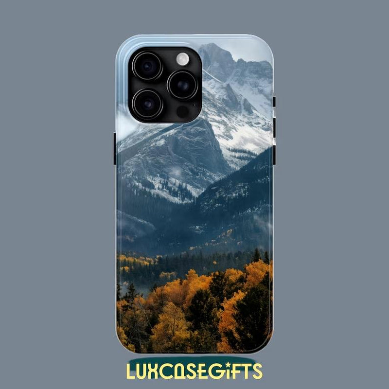Luxcasegifts Mesmerizing Mountain View Tough Phone Cases Fits Iphone, Samsung Stunning Scenery Design Accessories Protection Smartphone