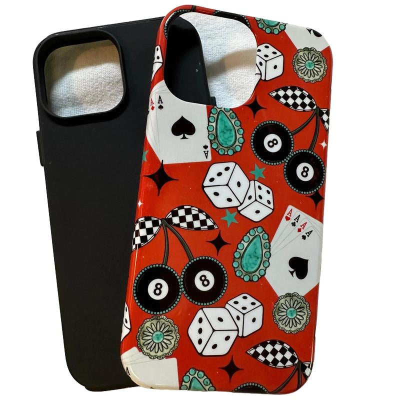 Eight Ball Iphone Case - Protective Smartphone Accessory Cellphone Protection Rubber Accessories Cover