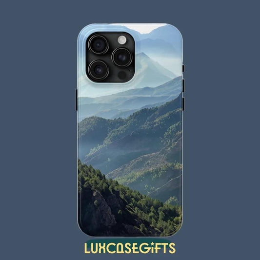 Luxcasegifts Mesmerizing Mountain View Tough Phone Cases Fits Iphone, Samsung Stunning Scenery Design Accessories Protection Smartphone
