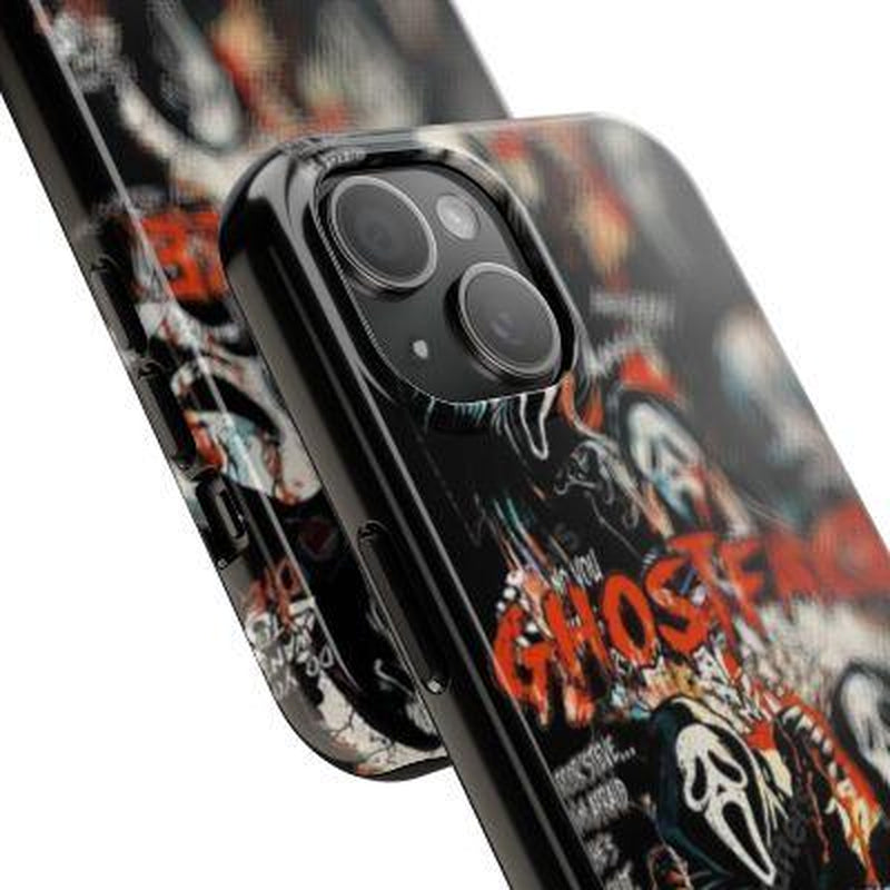Halloween Tough Cases, Ghostface Scream Phone Case, Trendy Phone Case, Iphone 15 14 13 12 11 Pro Max 8 7 plus X Cases Samsung Galaxy S21, S22, S23, S24